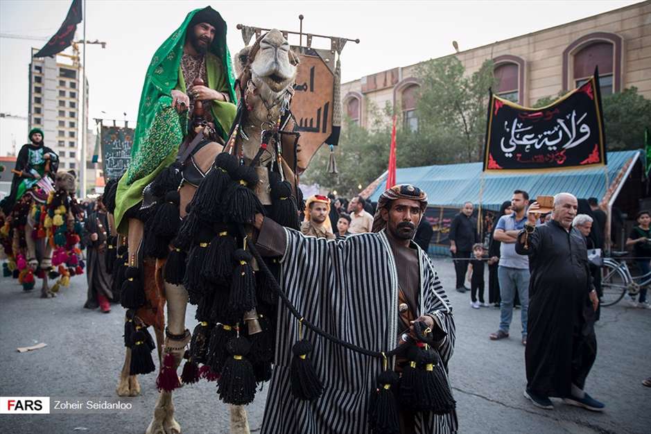 ورود نمادین کاروان امام حسین(ع) به کربلا