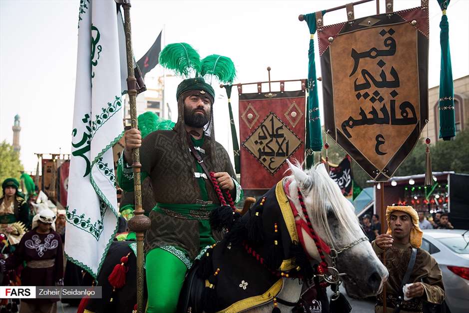 ورود نمادین کاروان امام حسین(ع) به کربلا