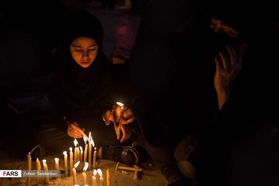 شام غریبان حسینی در کربلا