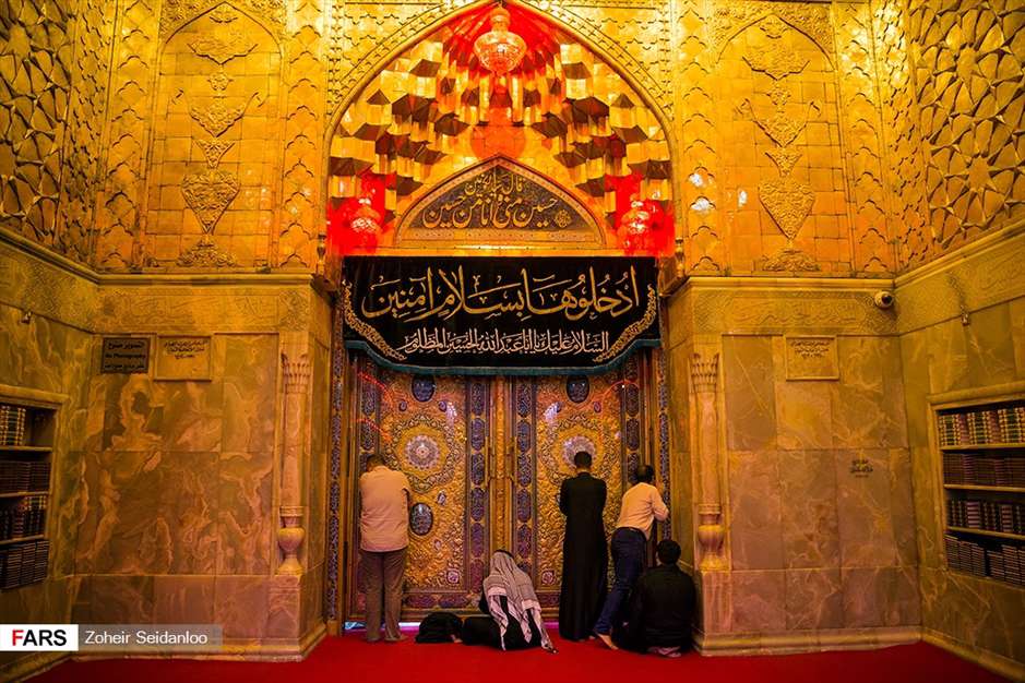 مفروش شدن حرم امام حسین (ع) 