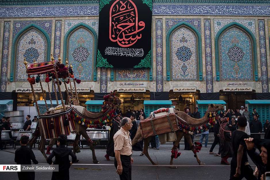 ورود نمادین کاروان امام حسین(ع) به کربلا