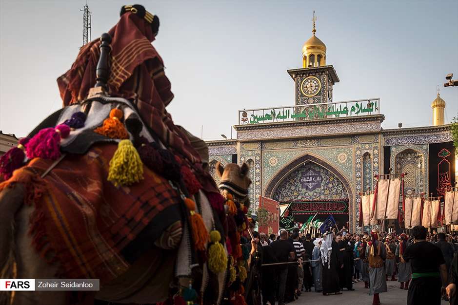 ورود نمادین کاروان امام حسین(ع) به کربلا