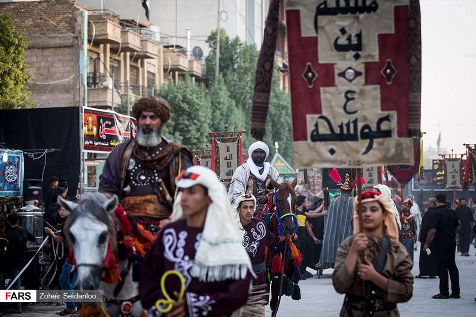 ورود نمادین کاروان امام حسین(ع) به کربلا