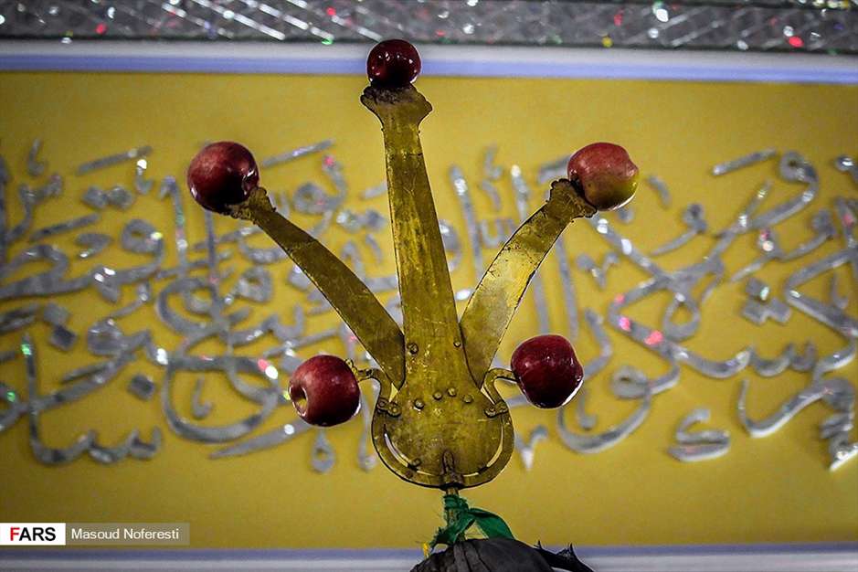 آیین سنتی «علم‌بندان» در بیرجند 