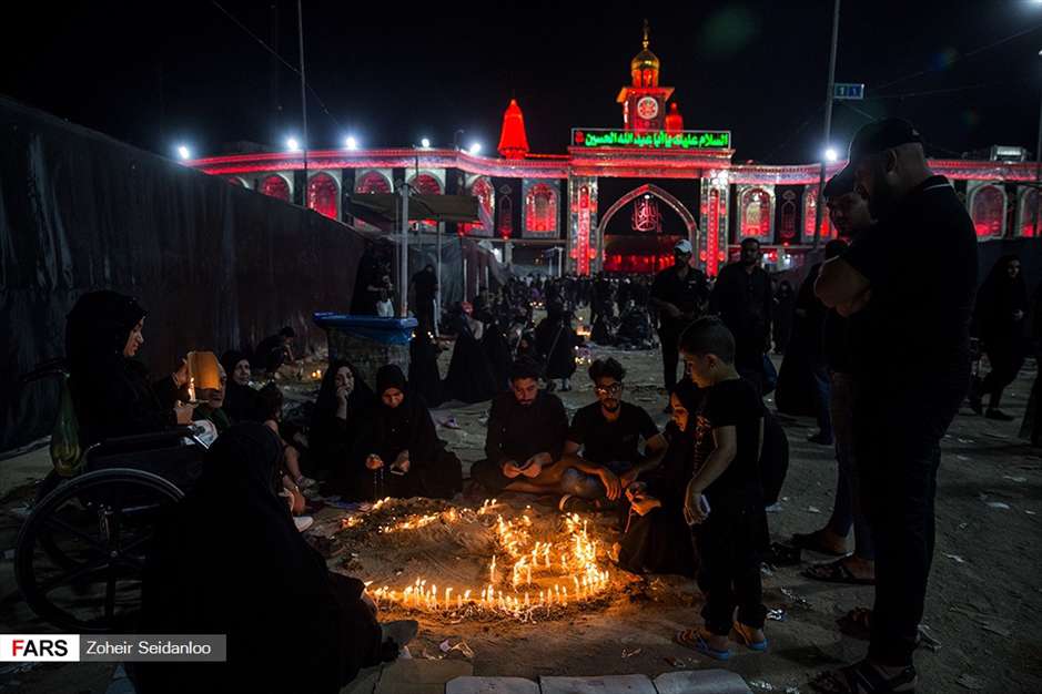 شام غریبان حسینی در کربلا