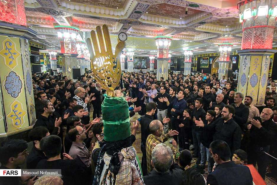 آیین سنتی «علم‌بندان» در بیرجند 