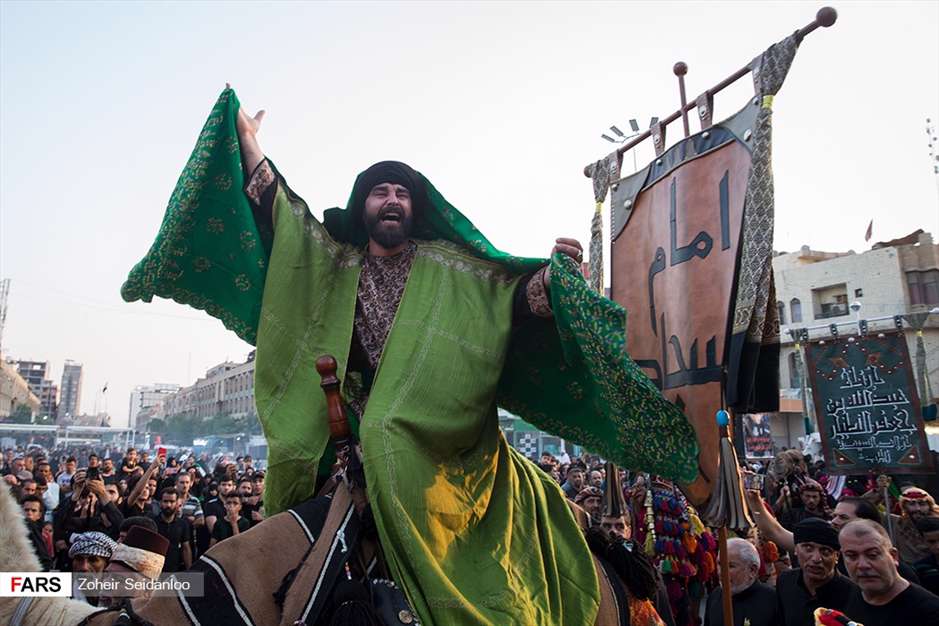 ورود نمادین کاروان امام حسین(ع) به کربلا