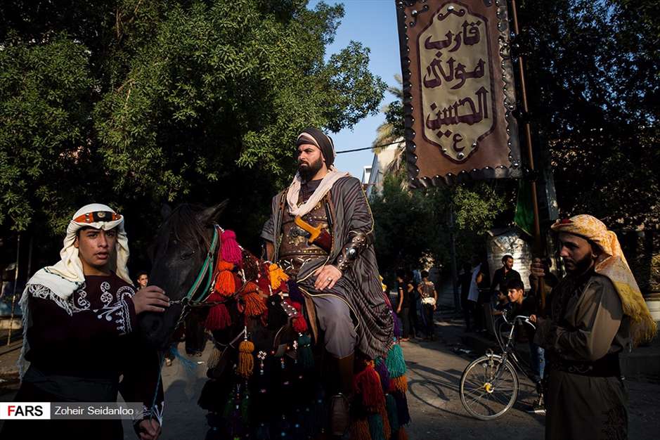 ورود نمادین کاروان امام حسین(ع) به کربلا