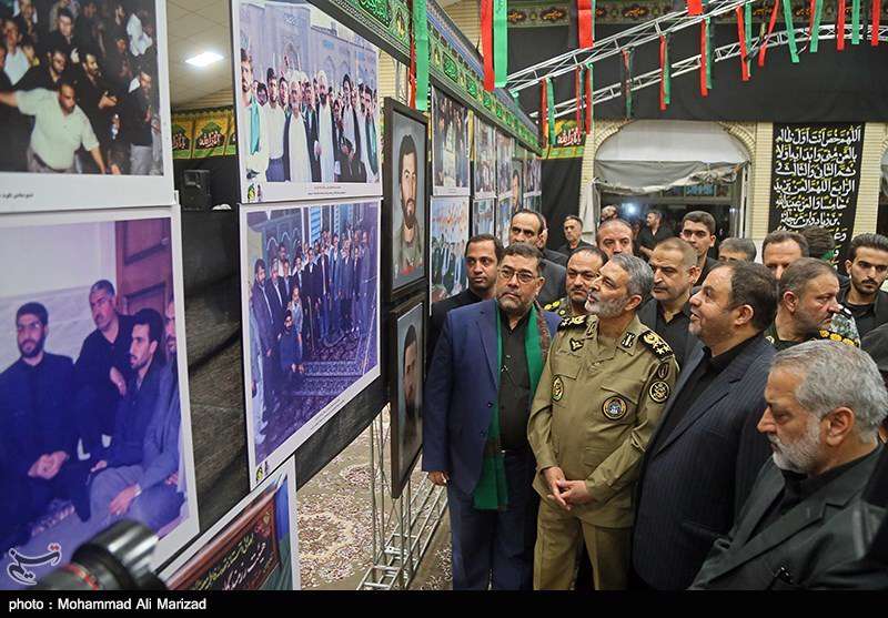  حضور امیر موسوی فرمانده کل ارتش در مراسم گرامیداشت سه دهه فعالیت هیئت رزمندگان اسلام قم 