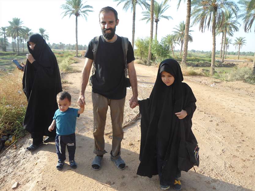 کودکان مهمان و میزبان در مسیر اربعین