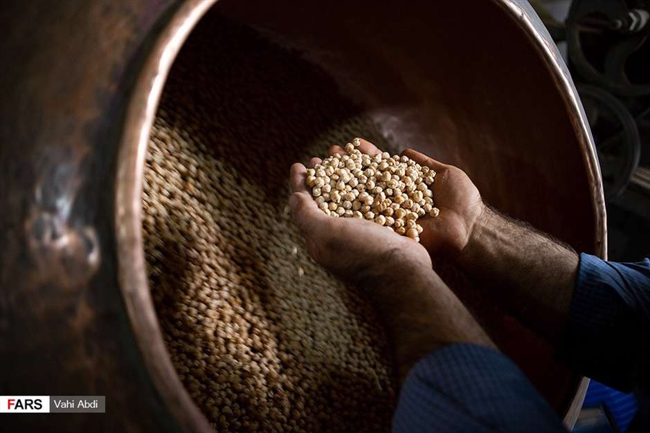 مَمَقان پایتخت تولید «نخودچی» جهان