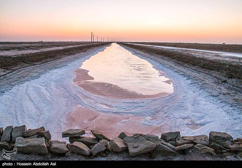  افزایش شوره زارها در آبادان 
