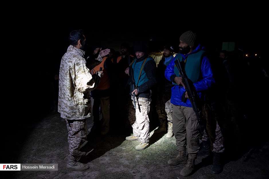 دوره آموزشی «رزم آب برد» گردانهای فاتحین غرب تهران