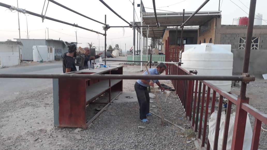 راه اندازی موکب اربعین