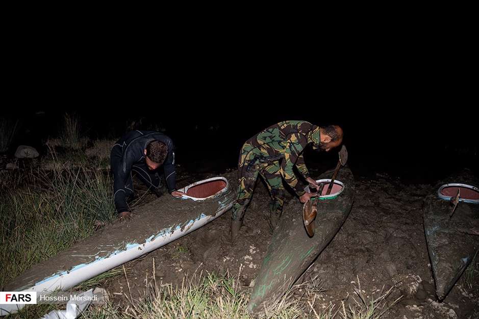 دوره آموزشی «رزم آب برد» گردانهای فاتحین غرب تهران