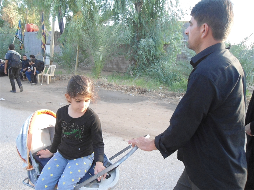 کودکان مهمان و میزبان در مسیر اربعین