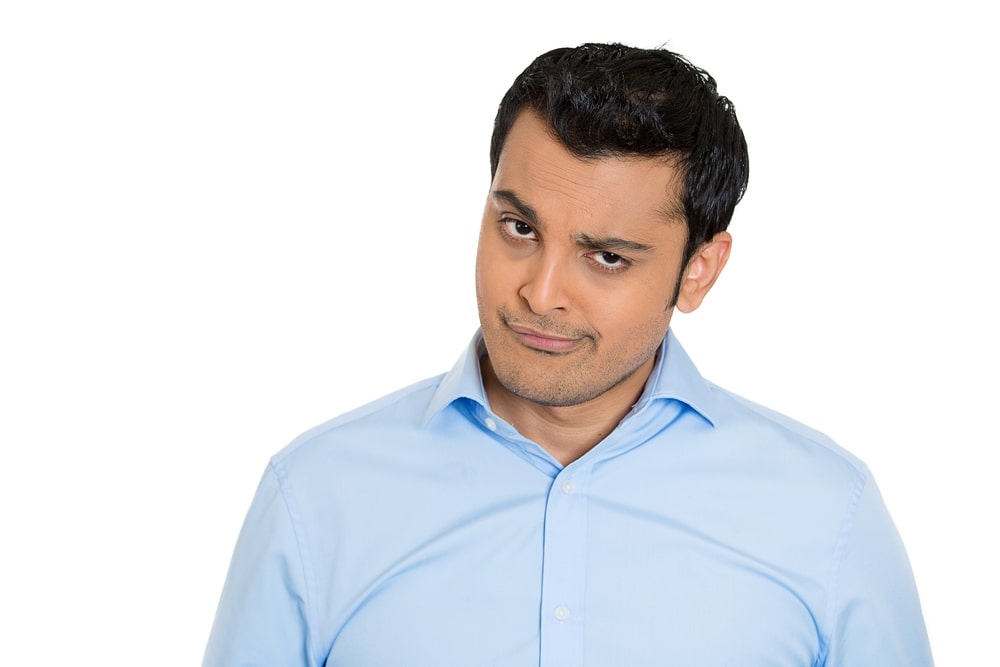 مرد بدبین