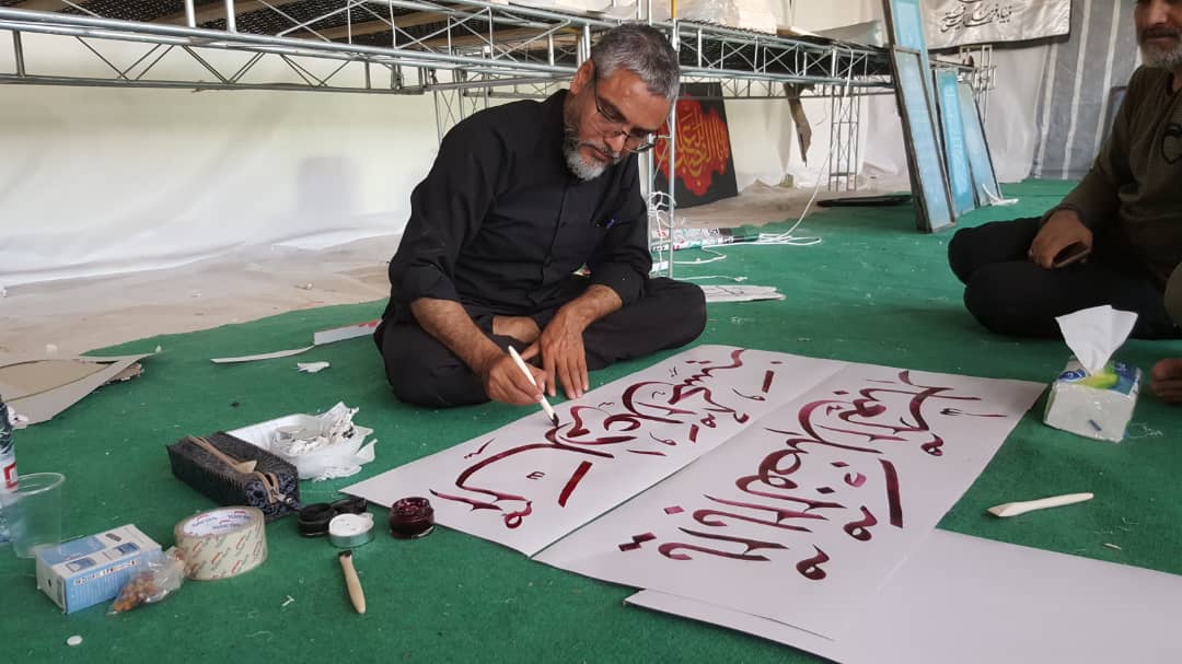 خط استاد عبدالله زاده