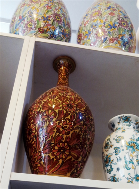 سفال های کوره ای زیبا 