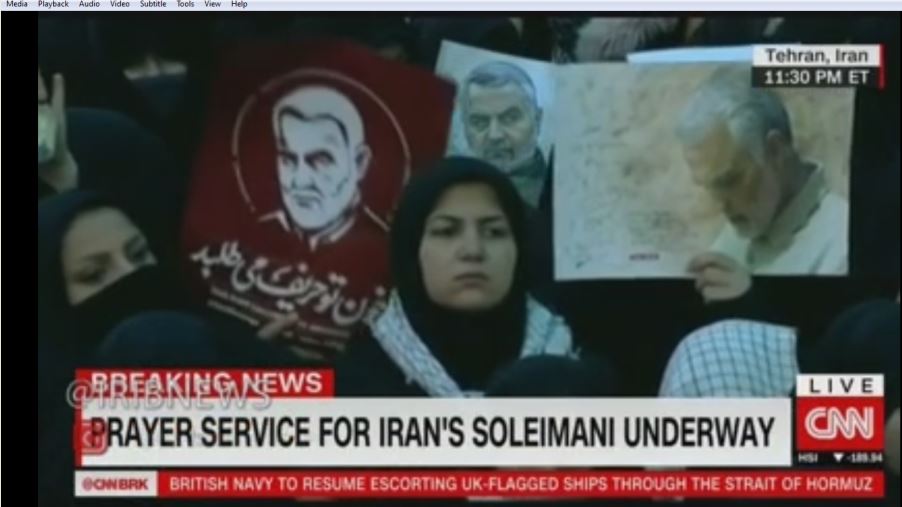 تشییع، شهدای مقاومت، شهید سردار قاسم سلیمانی، بازتاب جهانی، تهران، ایران، کرمان، اهواز، مشهد،