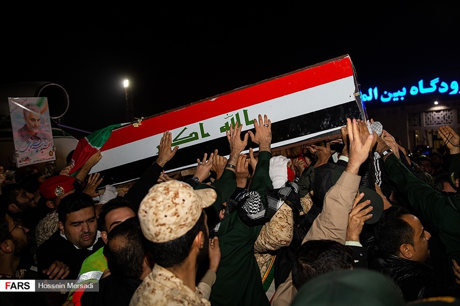 ورود پیکر مطهر سردار سپهبد شهید «قاسم سلیمانی» به میهن