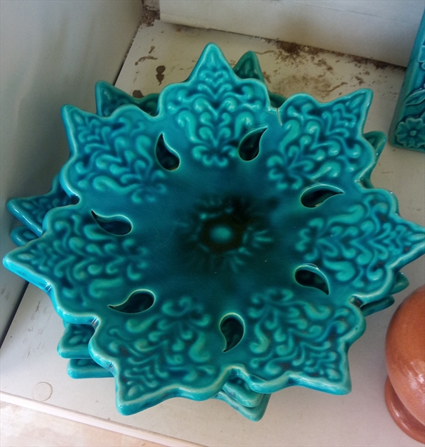 سفال های کوره ای زیبا 