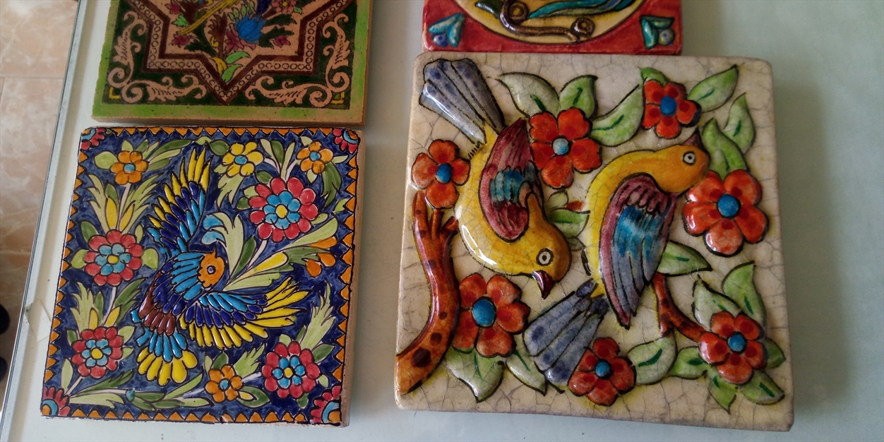 سفال های کوره ای زیبا 