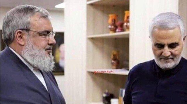 سیدحسن نصرالله، شهید قاسم سلیمانی،