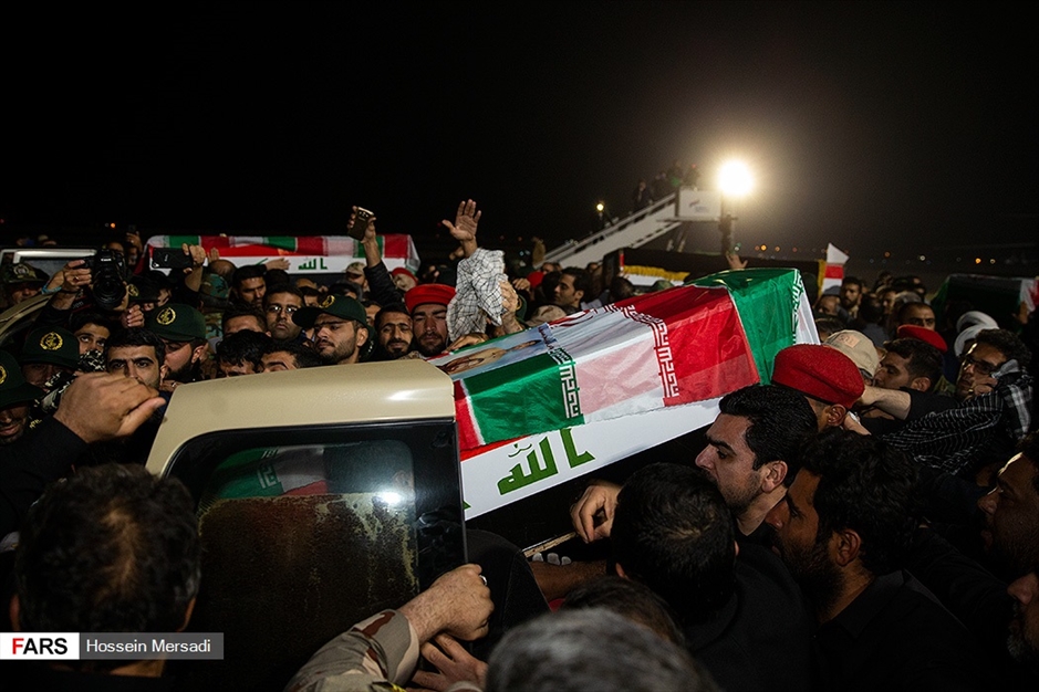 ورود پیکر مطهر سردار سپهبد شهید «قاسم سلیمانی» به میهن