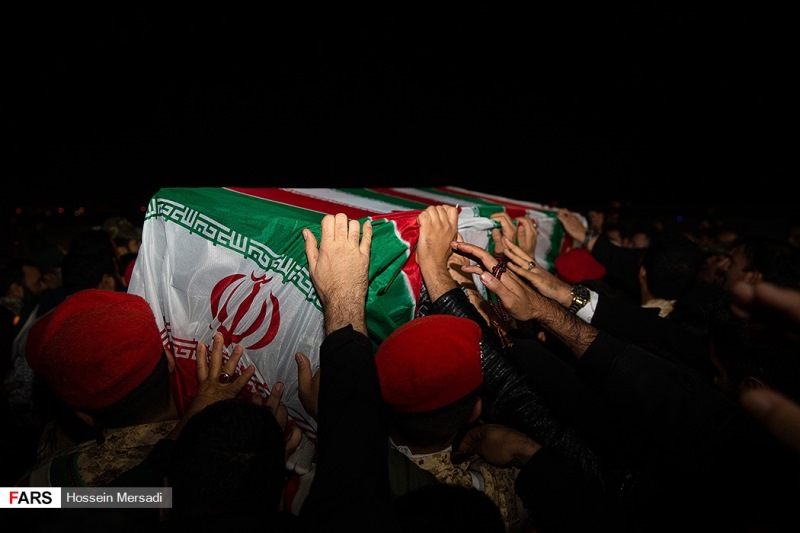 پیکر شهید، پیکر مطهر سردار، سردار قاسم سلیمانی، ورود به میهن، شهید ابومهدی المهندس،