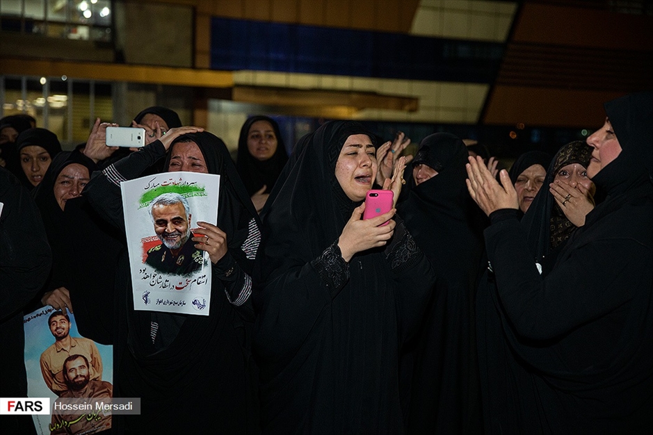 ورود پیکر مطهر سردار سپهبد شهید «قاسم سلیمانی» به میهن