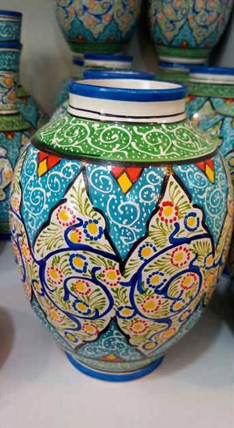 سفال های کوره ای زیبا 