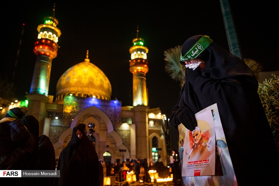شام غریبان شهید«حاج قاسم سلیمانی» در میدان فلسطین