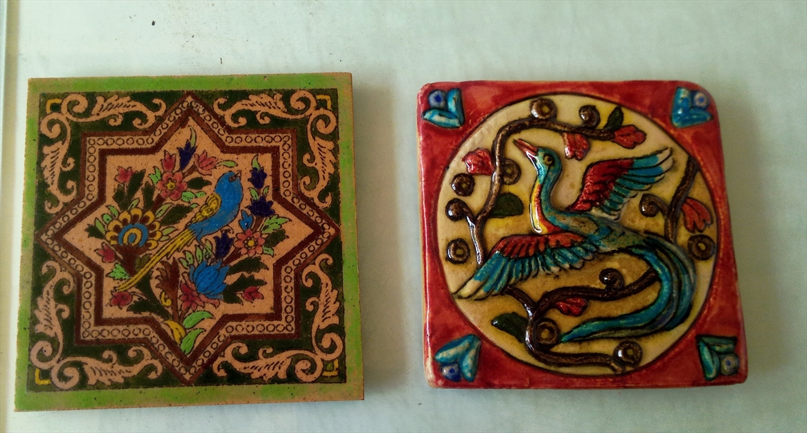 سفال های کوره ای زیبا 