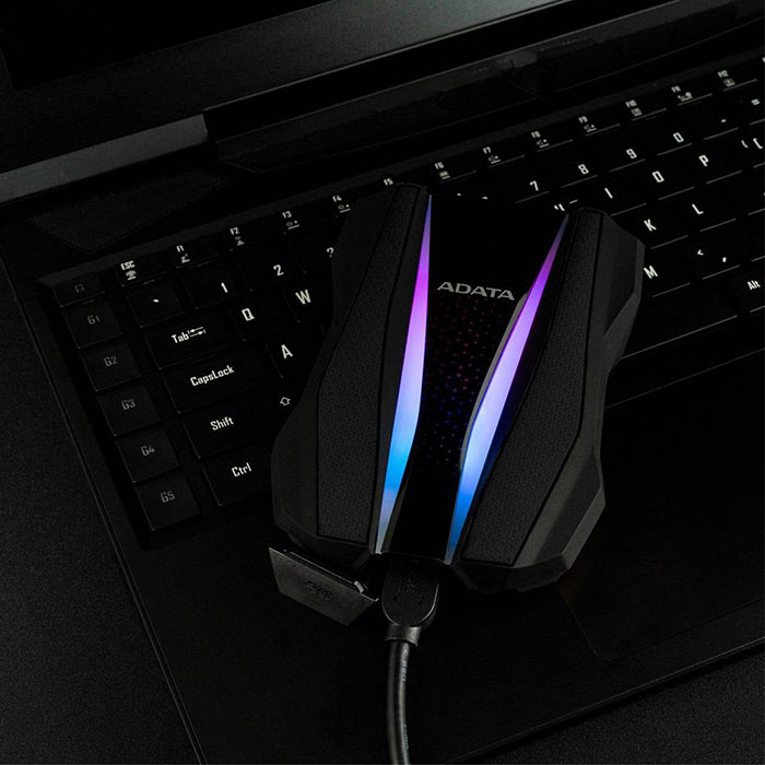 اولین هارد مقاوم با نورپردازی rgb به بازار ایران آمد