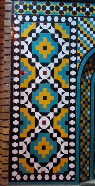 کاشیکاری مربعی 