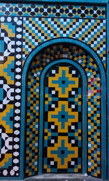 کاشیکاری مربعی 