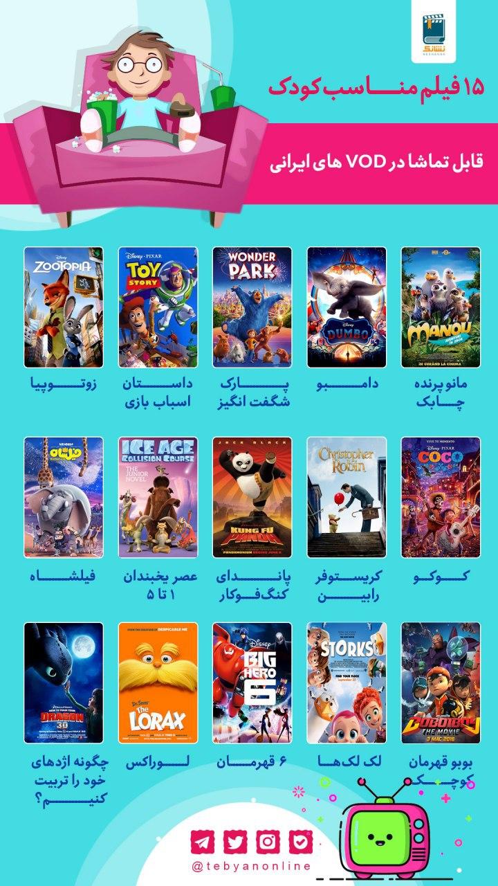 15 فیلم مناسب کودکان در تعطیلات کرونایی 15 فیلم مناسب کودکان در تعطیلات کرونایی