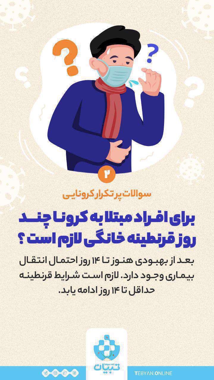 اینفوگرافیک| سوالات پرتکرار کرونایی(2) اینفوگرافیک| سوالات پرتکرار کرونایی(2)
