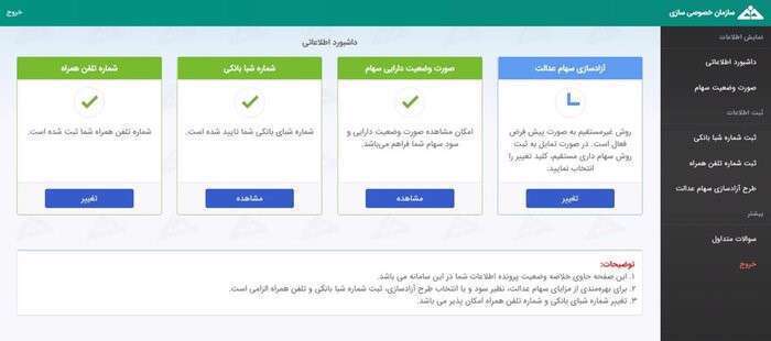سهام عدالت، ارزش سهام عدالت، آزادسازی سهام، 