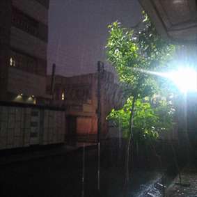 شب بارانی