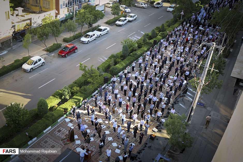 نماز عید فطر در استان‌ها