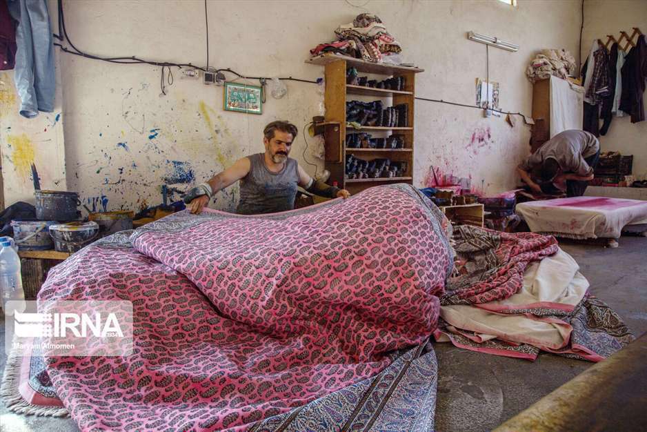 صنعت قلمکاری در بازار سنتی اصفهان