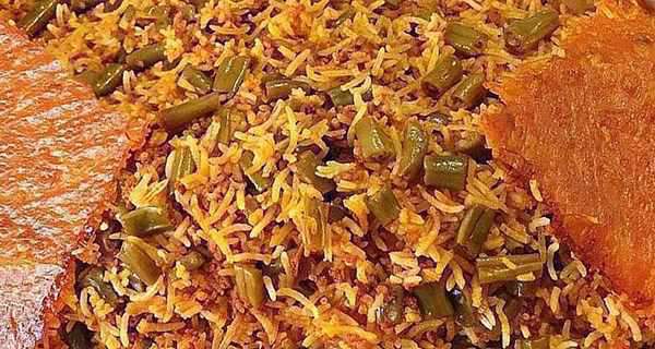 لوبیا پلو