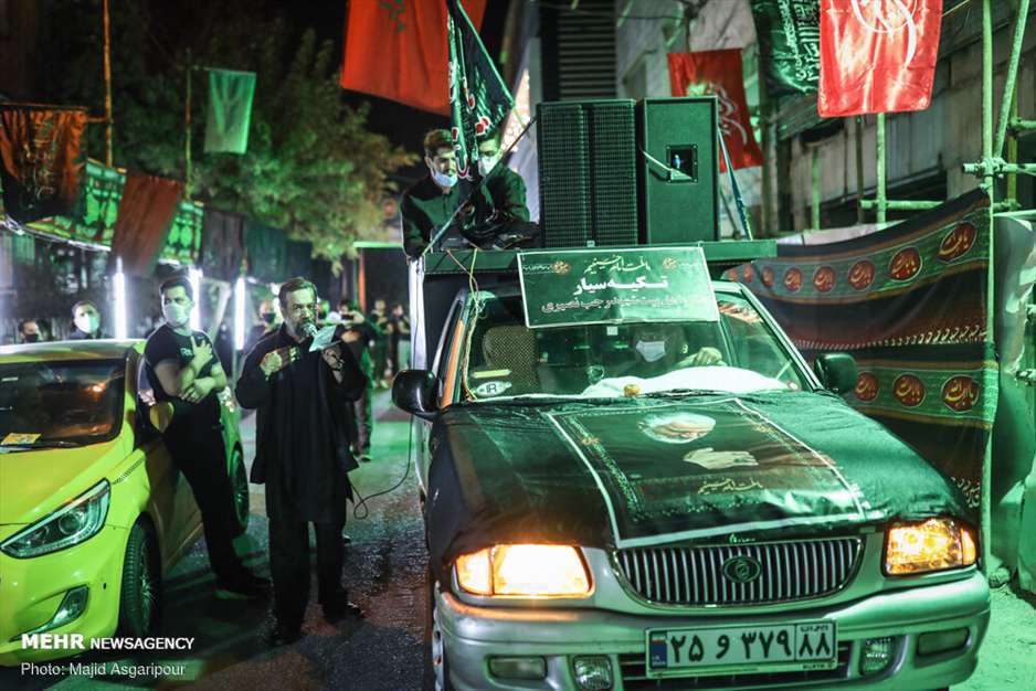 هیئت سیار محمود کریمی در شب اول محرم 1442