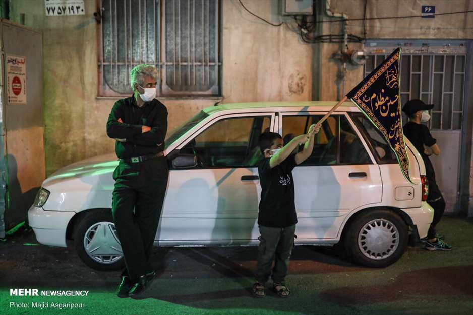 هیئت سیار محمود کریمی در شب اول محرم 1442