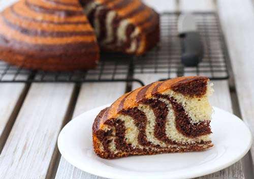 طرز تهیه کیک صبحانه دو رنگ خانگی طرز تهیه کیک صبحانه دو رنگ خانگی