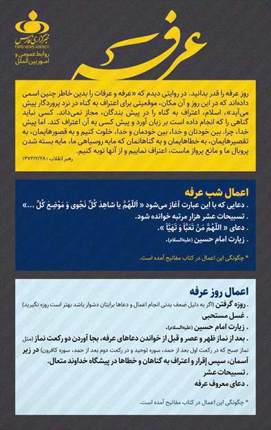 اعمال روز عرفه 