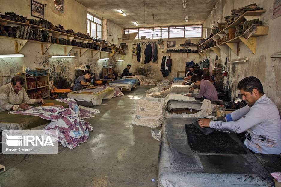 صنعت قلمکاری در بازار سنتی اصفهان