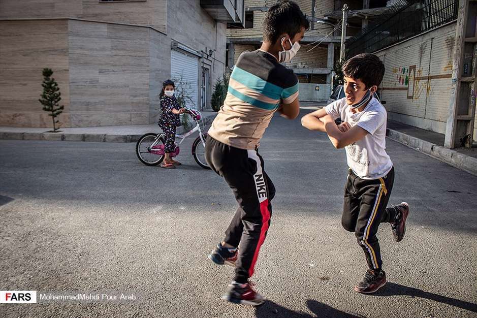 تابستان کودکان جنوب شهر با کرونا